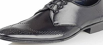 Generic MENS ITALIAN STYLE DESIGNER INSPIRED OFFICE FORMAL WEDDING BROGUES SHOES[Black,UK-7 / EU-41]